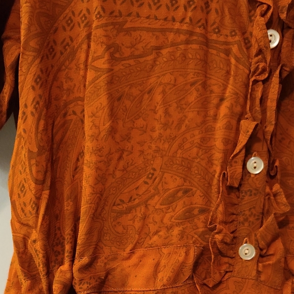 New Christy Dawn Elle Pumpkin Paisley - Picture 7 of 10